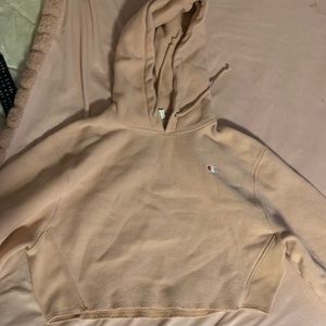 Cropped Champion Reverse Weave Hoodie